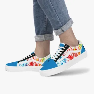 229. Trendy Low-Top Canvas Sneakers