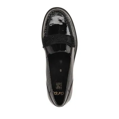 Ara Dallas 2.0 13 H Black Women's Loafers