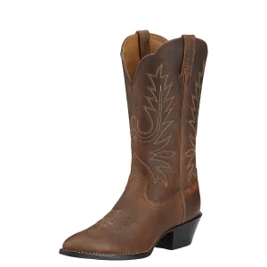 Ariat Women's 11" Heritage Western Boots - Distressed Brown 10001021