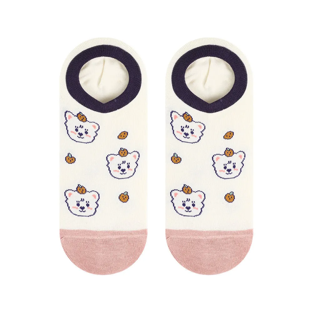 Beligogo 5 Adorable & Comfy Bear Ankle Socks for Summer