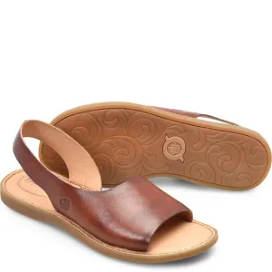 Born Women's Inlet Leather Sandal - Dark Tan BR0002292