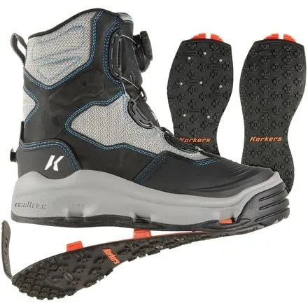 Darkhorse Women's Korkers Wading Boots, Kling-on & Studded Kling-on Soles