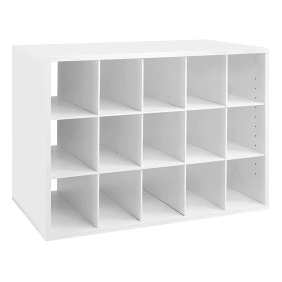 freedomRail Big O-Box Cubby Unit - White