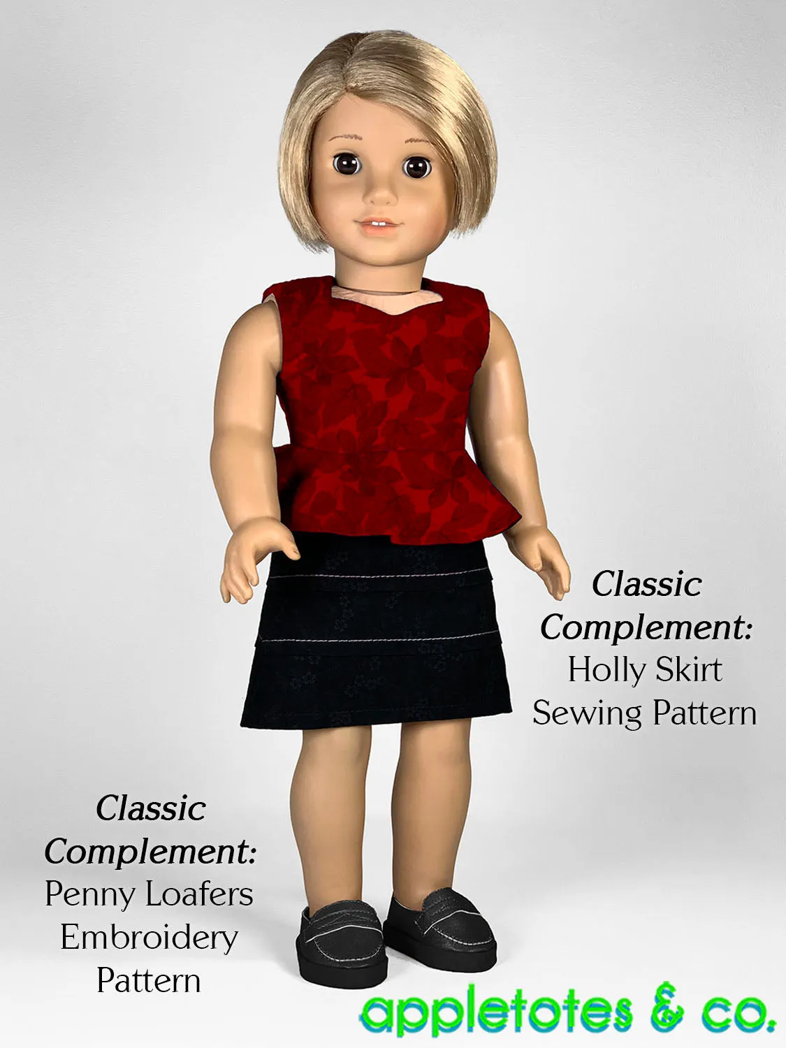 Jamela Top Dress Combo 18 Inch Doll Sewing Pattern