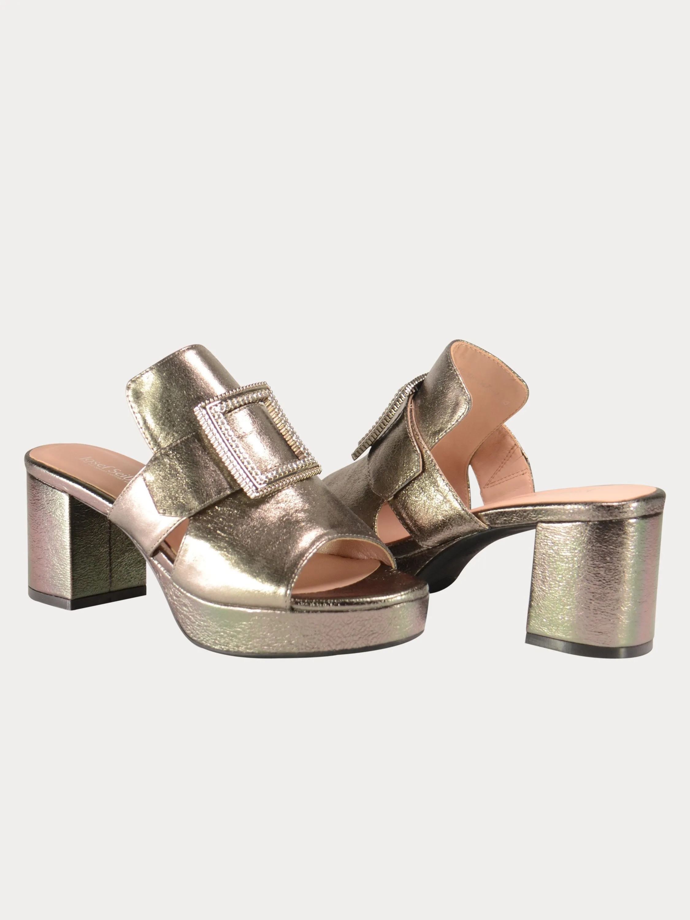 Josef Seibel Women Square Buckle Heels