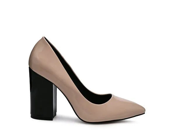 Kamira Black Heel Pumps