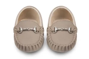 Lucca Brown Baby Loafers