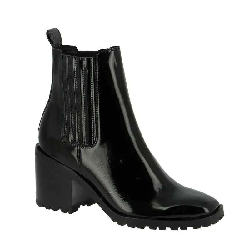 Mollini Dustee Black Patent Chelsea Boot