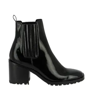 Mollini Dustee Black Patent Chelsea Boot