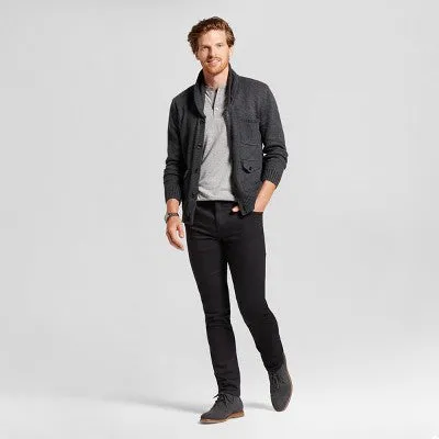 New - Men's Skinny Fit Jeans - Goodfellow & Co Black 34x30