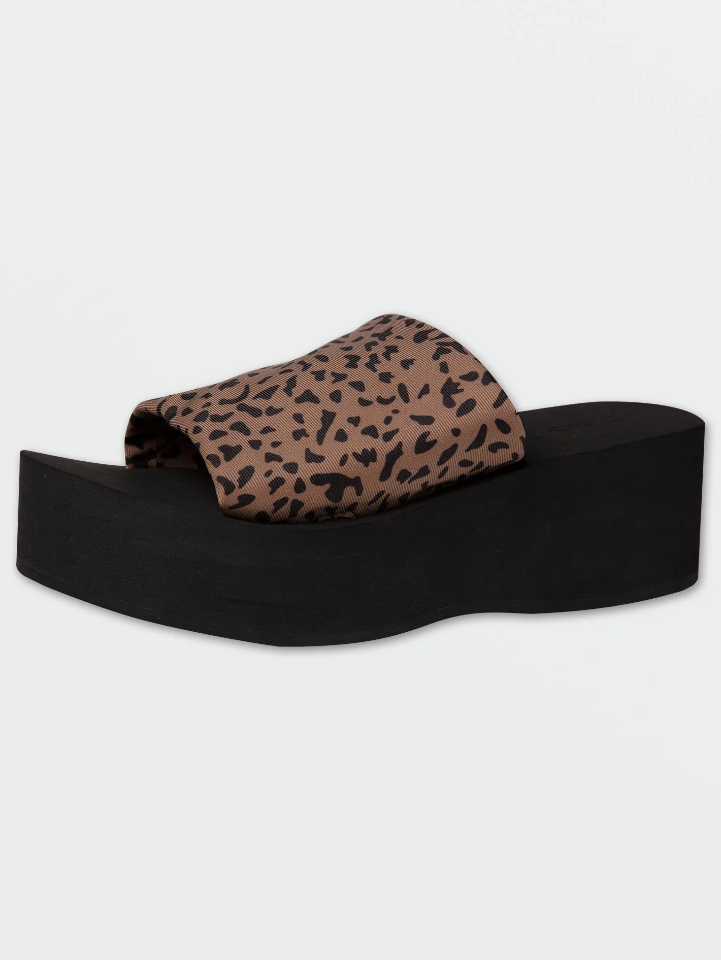 Simple Hi-Scraper Sandal - Animal Print