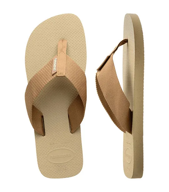 Urban Basic Material Flip Flops Sand Gray