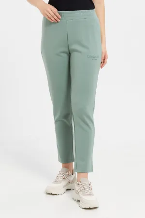 Women Mint Scuba Joggers